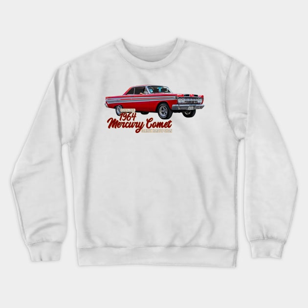 Customized 1964 Mercury Comet Caliente Hardtop Sedan Crewneck Sweatshirt by Gestalt Imagery